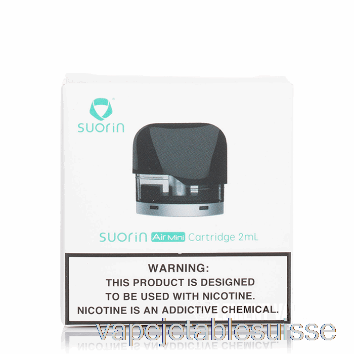 Vape Suisse Suorin Air Mini Dosettes De Remplacement Paquet Unique